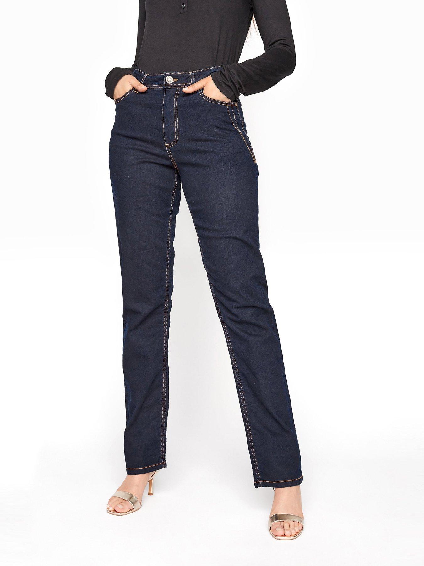 Harper High Rise Straight Stretch Tall Women's Jeans