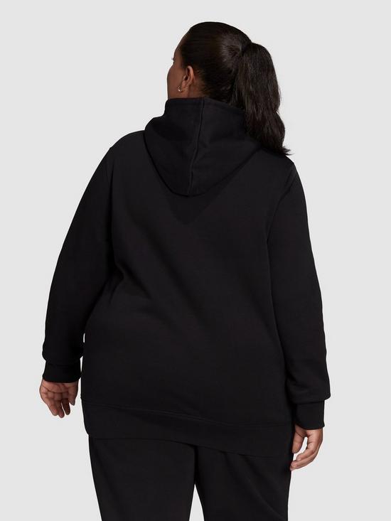 stillFront image of adidas-originals-hoodie-plus-size-black