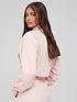  image of adidas-hyperglam-quarternbspzip-fleece-sweater-pink
