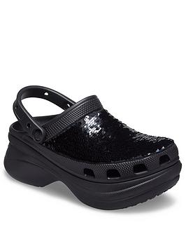 crocs-classic-sequin-bae-wedge-clog-black