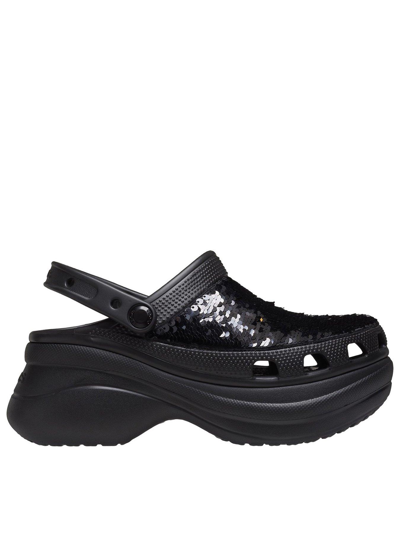 sequin bae crocs