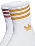  image of adidas-originals-2-pack-ofnbspmid-cut-glitter-socks-white