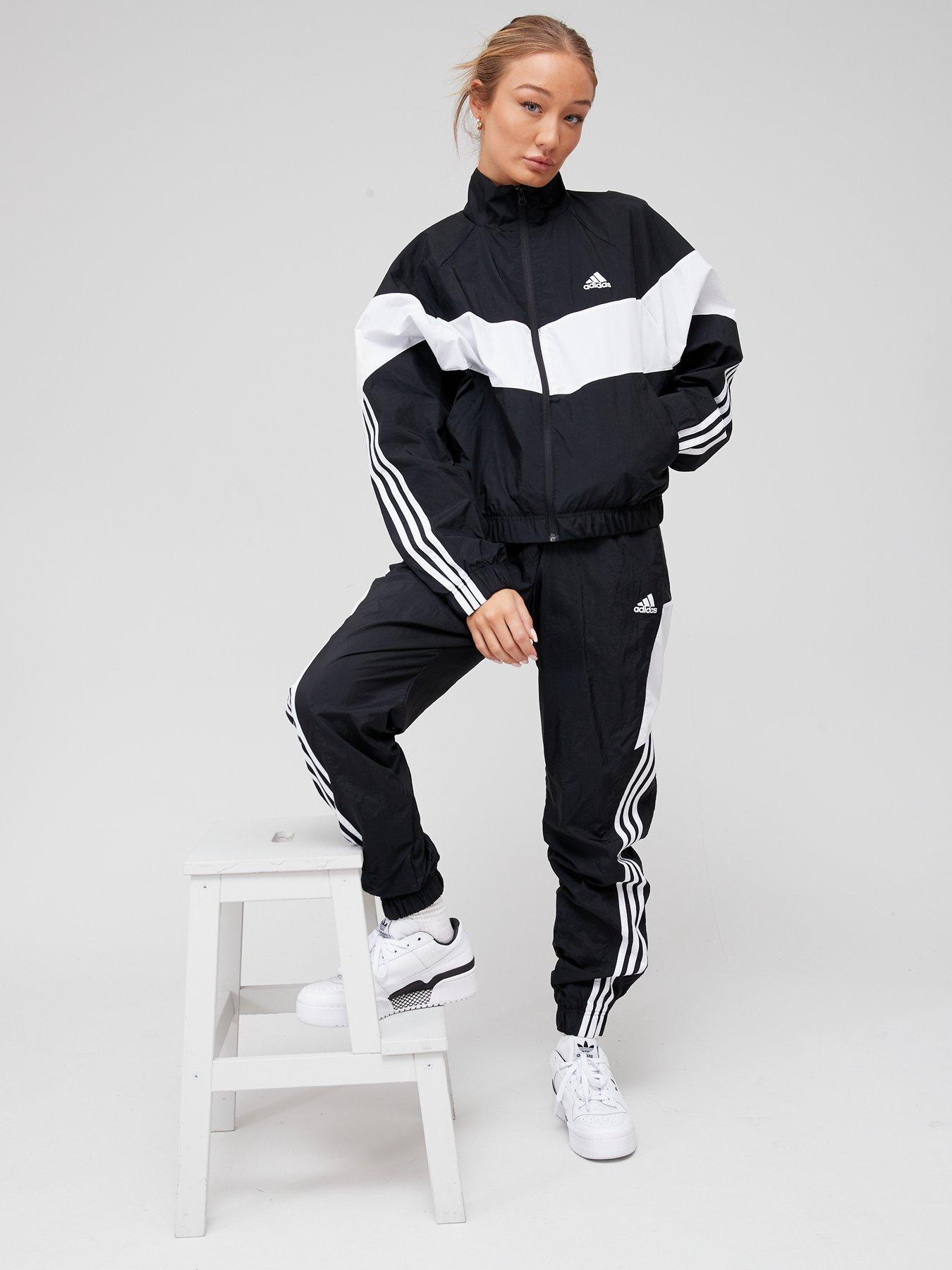 adidas gametime tracksuit black