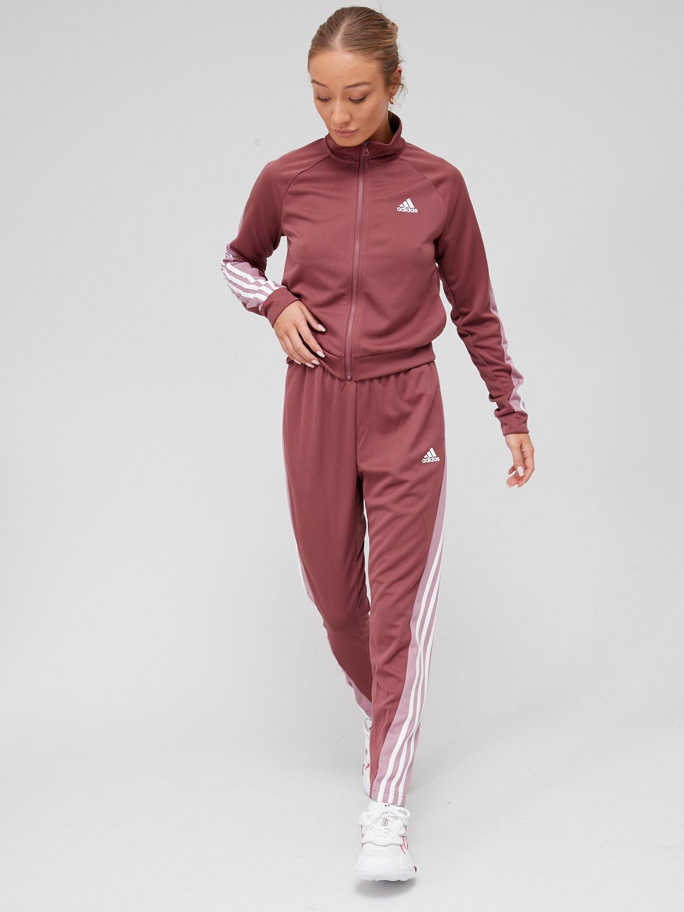 ladies purple adidas tracksuit