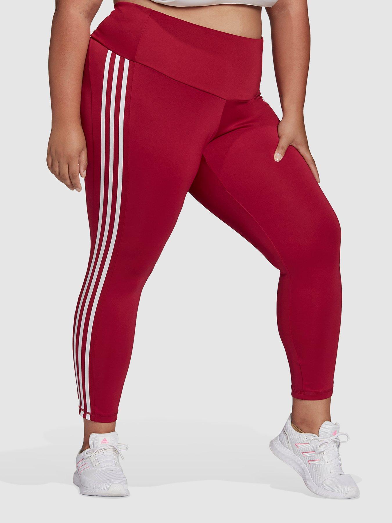 plus size red adidas leggings