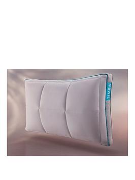 Product photograph of Simba Hybrid Pillow - White from very.co.uk