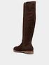  image of long-tall-sally-crepe-sole-knee-boot-chocolate