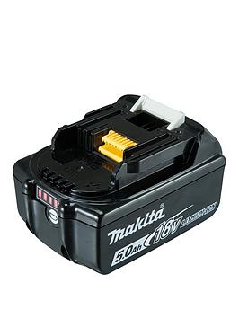Product photograph of Makita 18v 5ah Lxt Li-ion Battery from very.co.uk