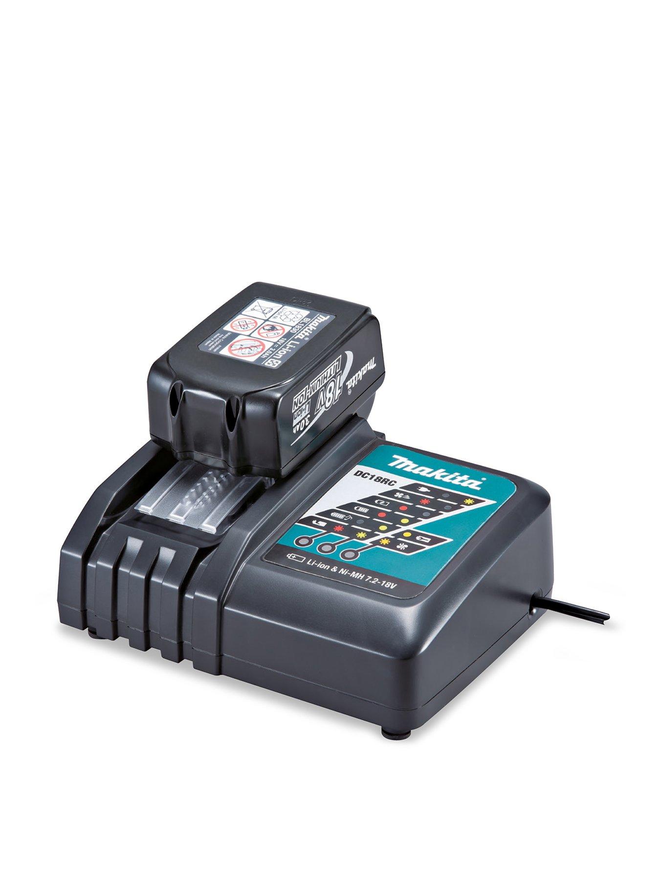 Makita DC18RC Battery Charger; 7.2 - 18 Volt; 240 Volt; 22 Minute