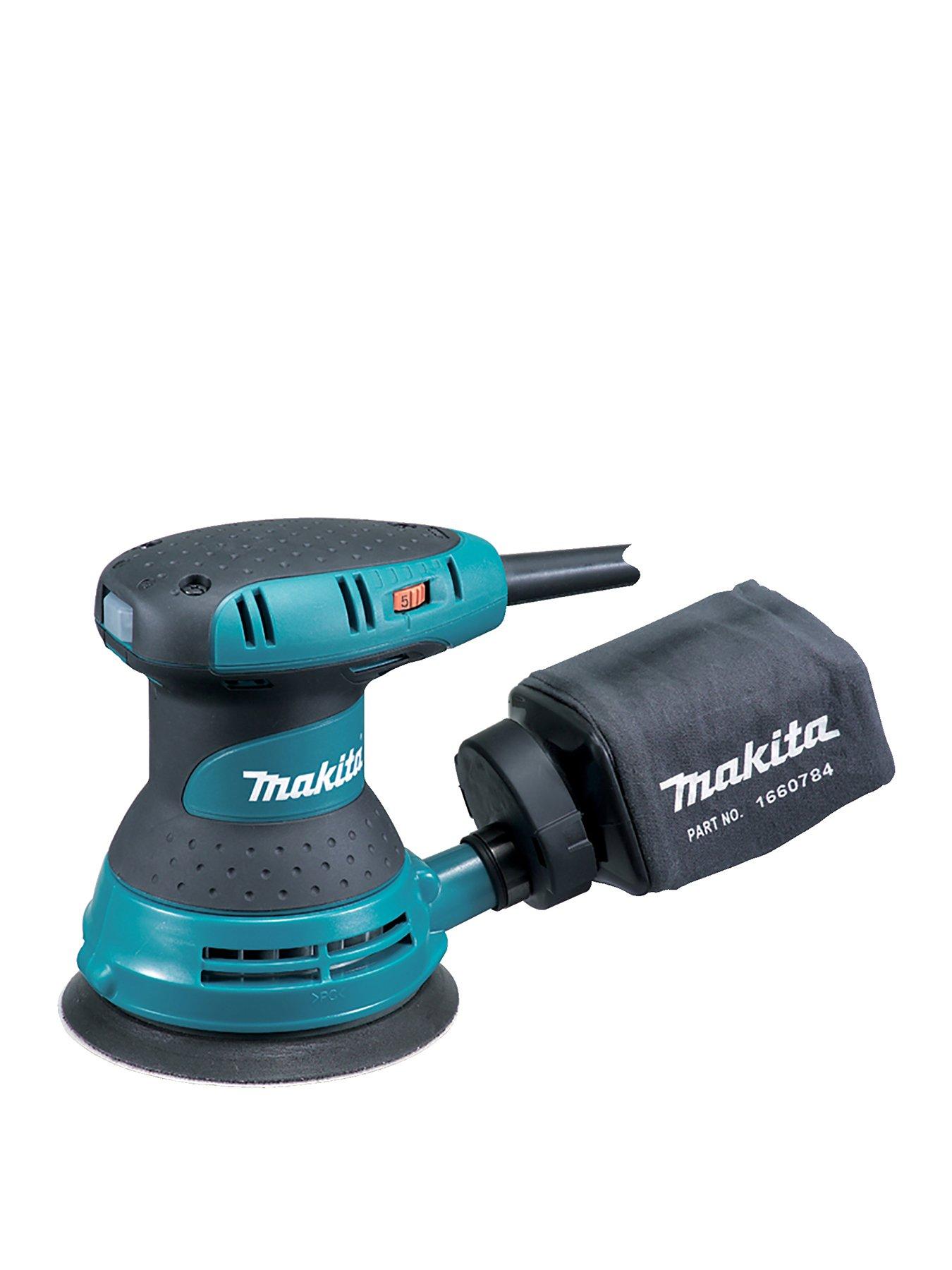 Product photograph of Makita 125mm Random Orbit Sander With Variable Speed 300w from very.co.uk
