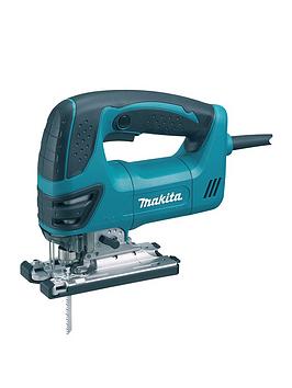 Product photograph of Makita Heavy Duty Jigsaw With Variable Speed Amp Orbital Action Jigsaw Blade Selection Dust Port Amp Carry Case from very.co.uk