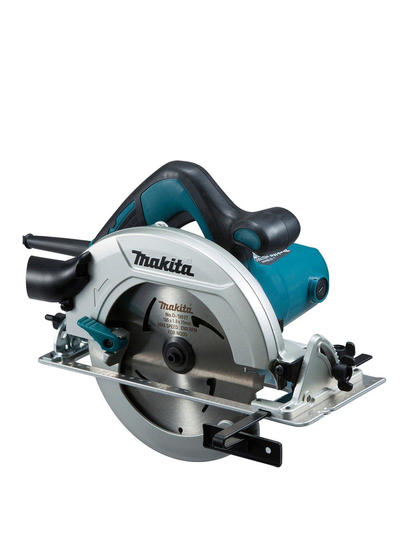 Product photograph of Makita 190mm Circular Saw 1200w Motor With Blade Amp Carry Case from very.co.uk