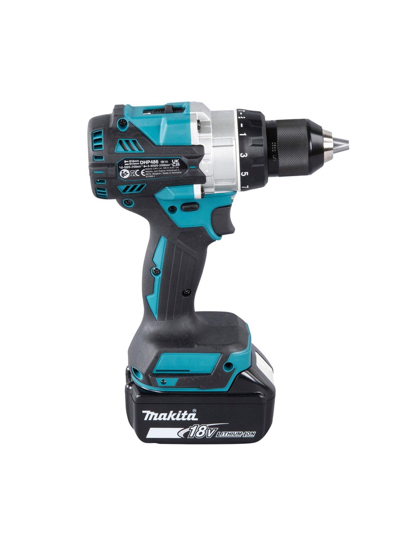 Image 5 of 6 of Makita 18v Lxt Brushless Cordless&nbsp;Combi Drill With 2x 5ah Batteries, Fast Charger &amp; Makpac Carry Case