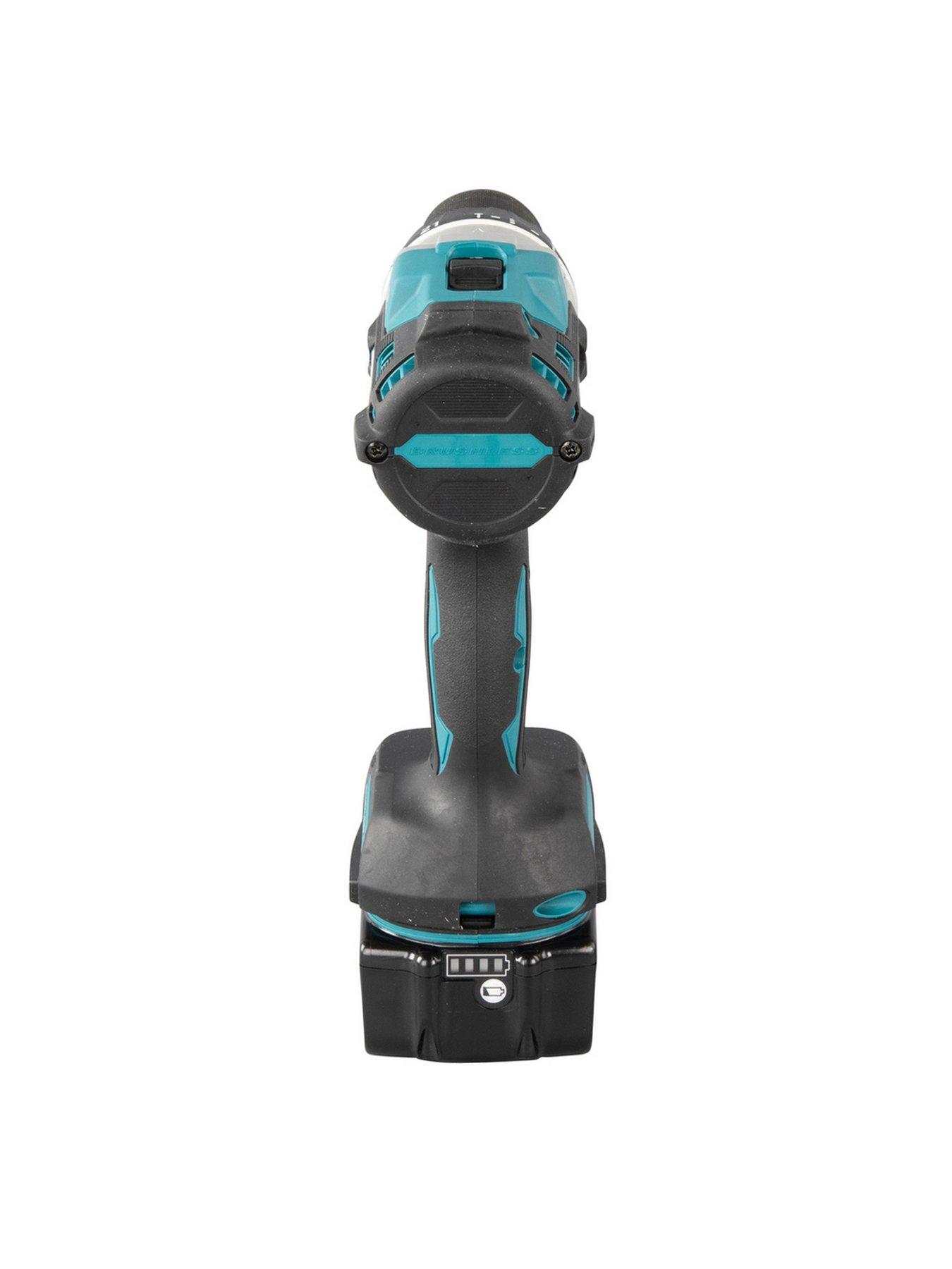 Image 6 of 6 of Makita 18v Lxt Brushless Cordless&nbsp;Combi Drill With 2x 5ah Batteries, Fast Charger &amp; Makpac Carry Case