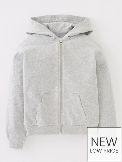 v-by-very-girls-essential-zip-through-hoodie-grey