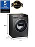  image of samsung-series-6-ww10t684dlns1-with-addwashtrade-and-auto-dose-105kg-washing-machine-1400rpm-a-rated-ndash-graphite