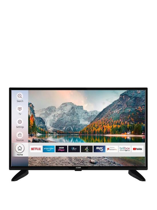 front image of luxor-32-inch-hd-ready-freeview-play-smart-tv-black