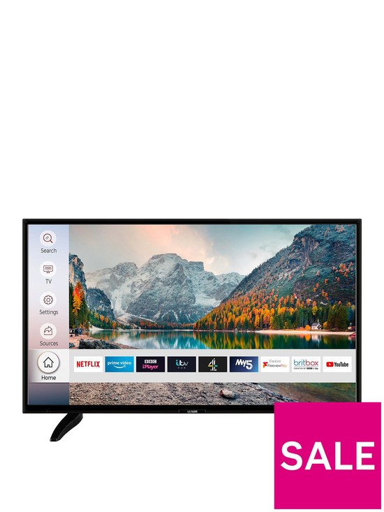 front image of luxor-39-inch-hd-ready-freeview-play-smart-tv-black