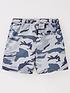  image of v-by-very-boys-2-pack-camo-and-plain-recycled-swim-shorts