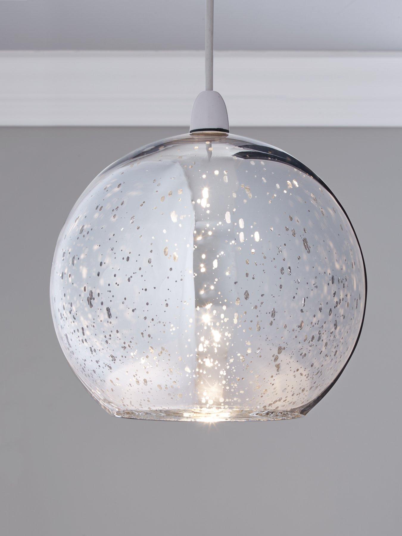 Image 1 of 4 of The Very Collection Cassini Mercury Glass Easy Fit Shade