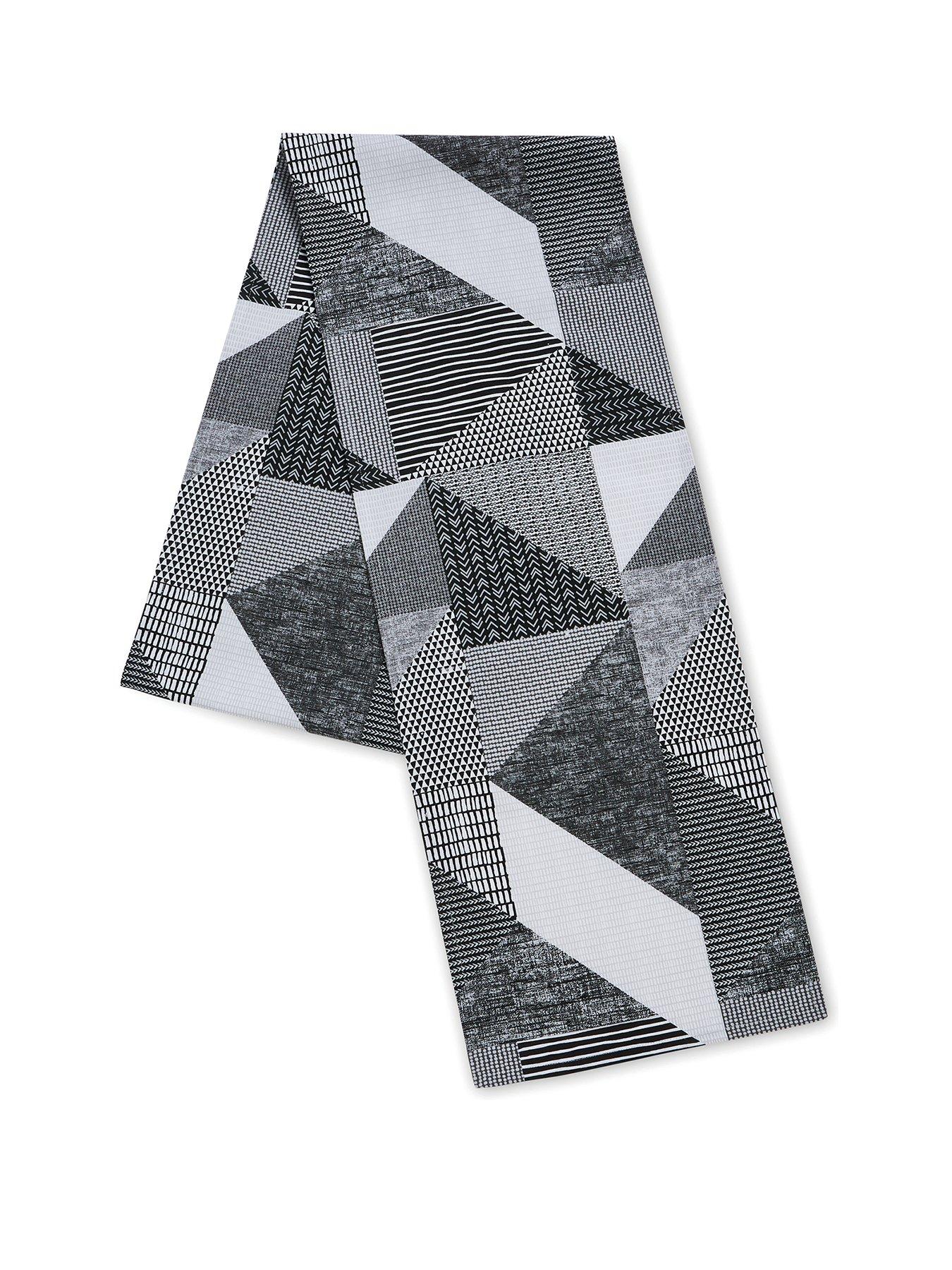 Catherine Lansfield Larrson Geo Grey Runner