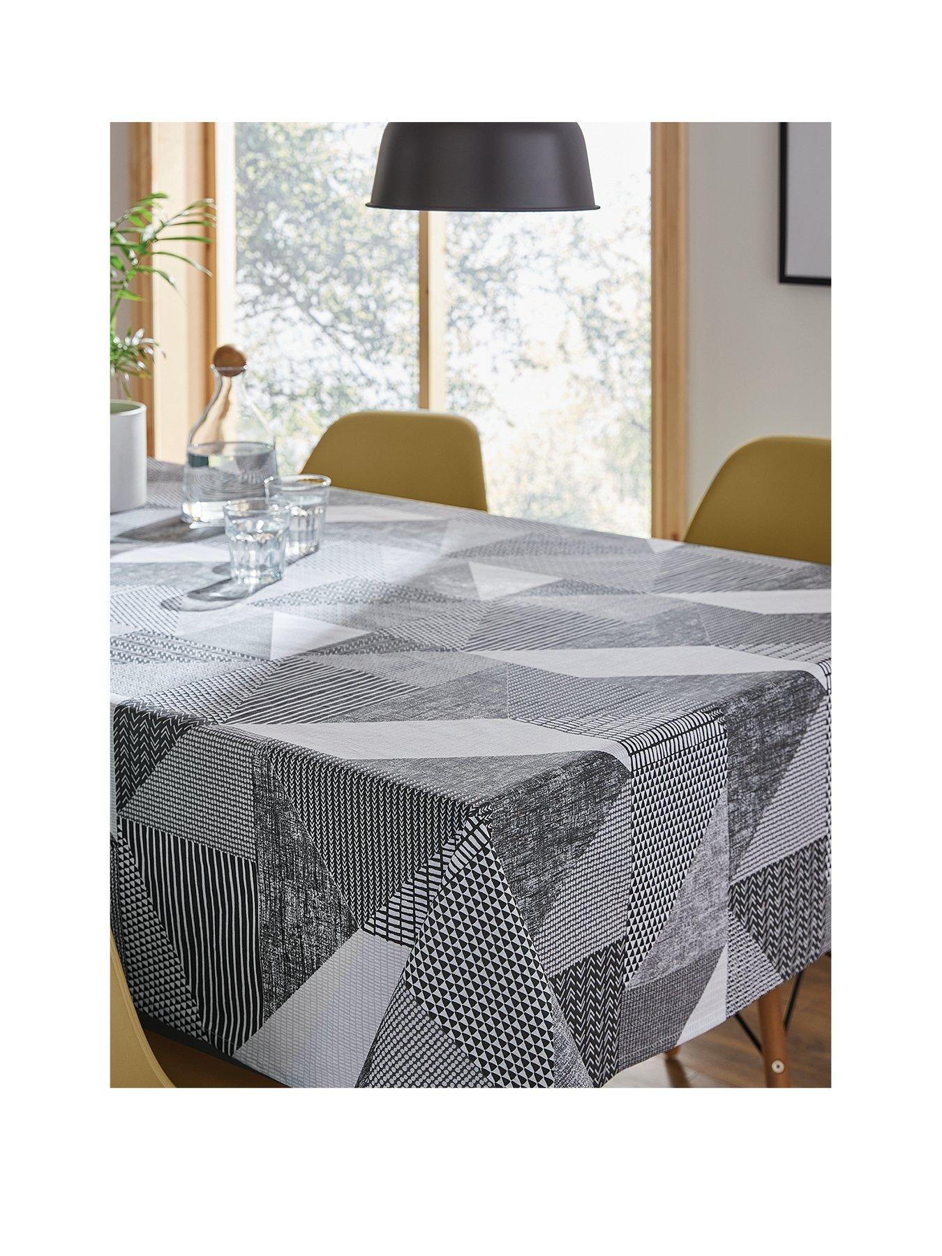 catherine-lansfield-larsson-geo-grey-tablecloth-very