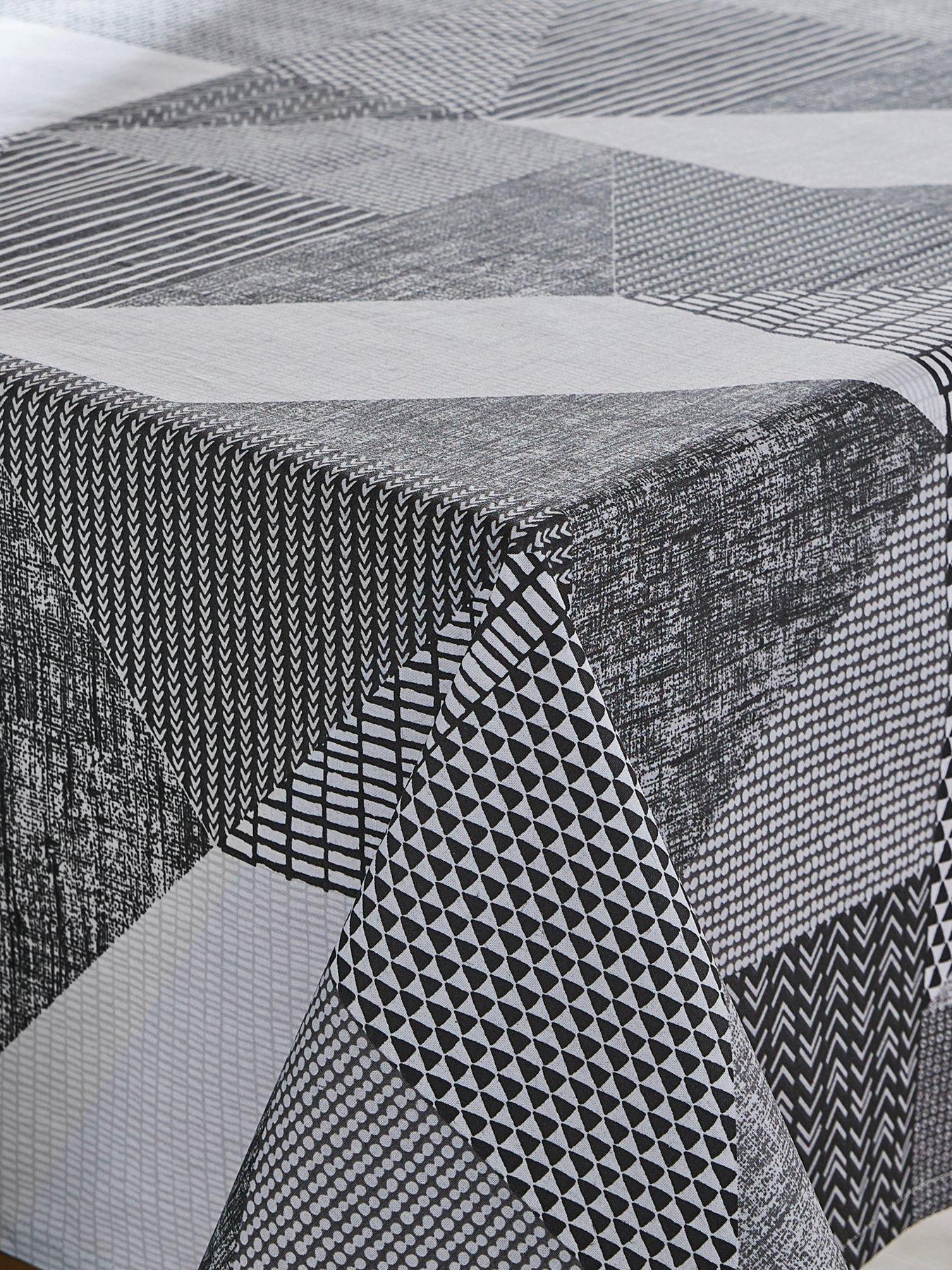 catherine-lansfield-larsson-geo-grey-tablecloth-very