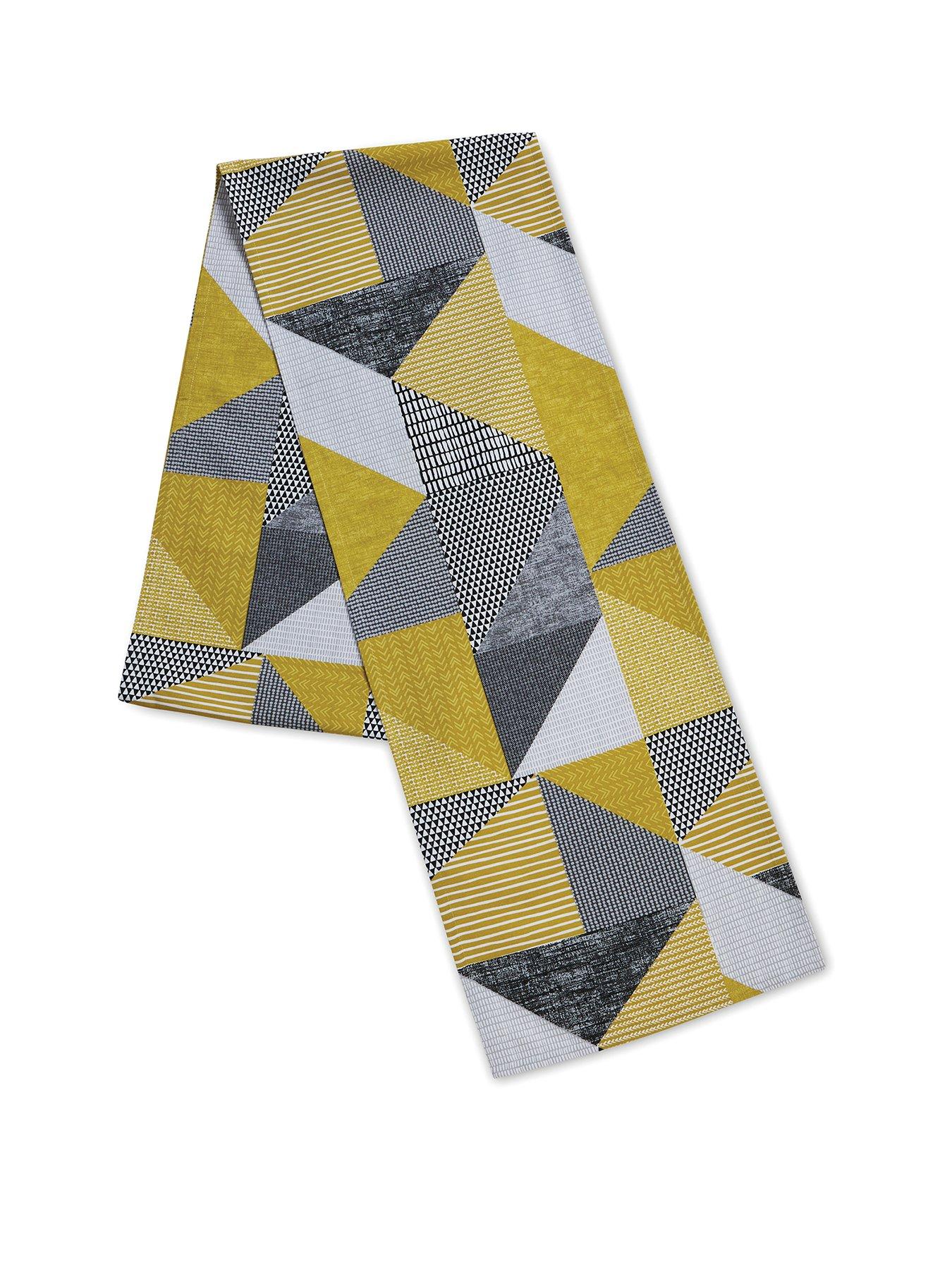 Catherine Lansfield Larrson Ochre Table Runner