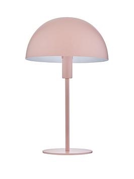 Product photograph of Domed Table Lamp - Pale Pink from very.co.uk
