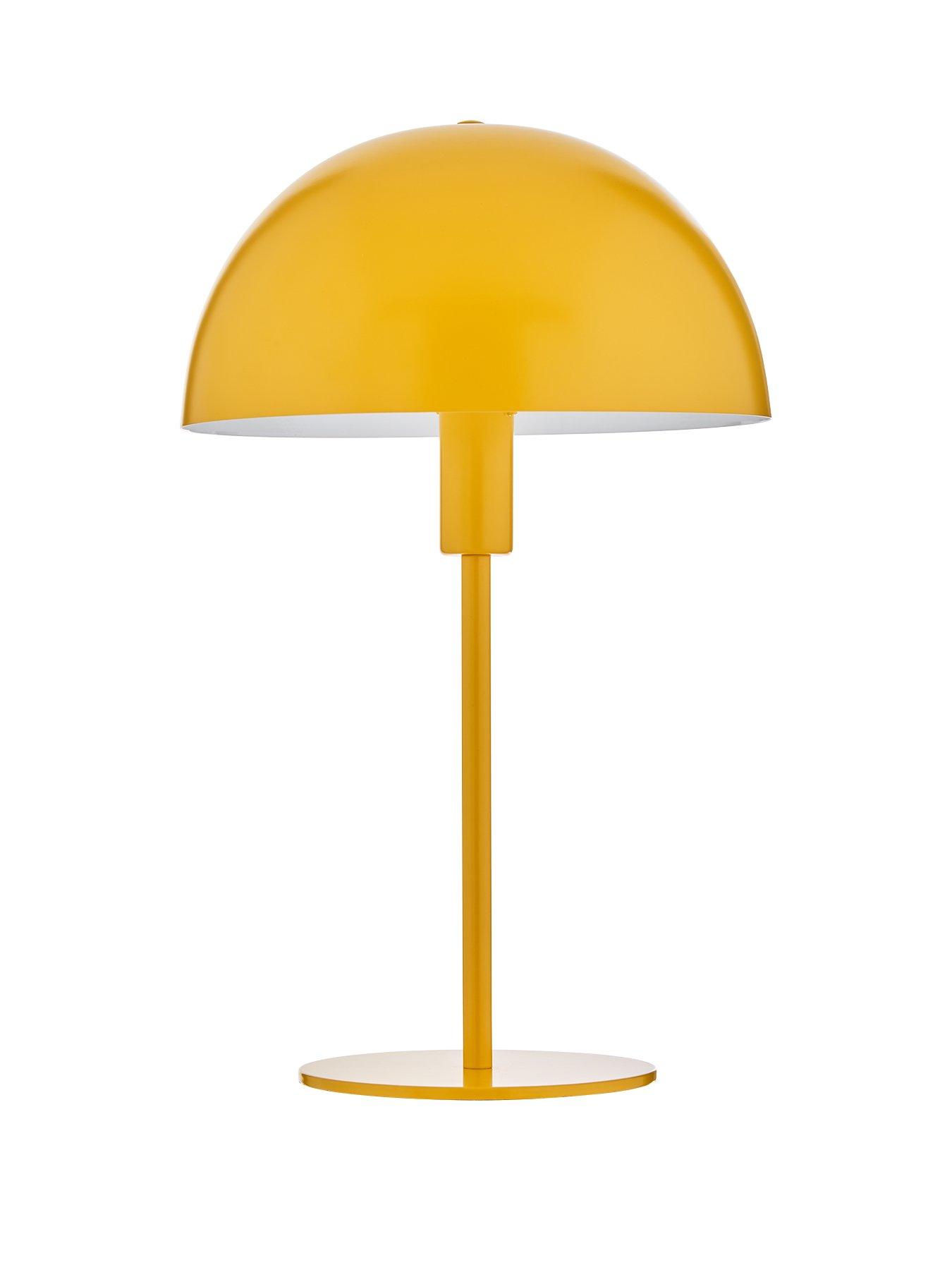 Everyday Domed Table Lamp Yellow very.co.uk
