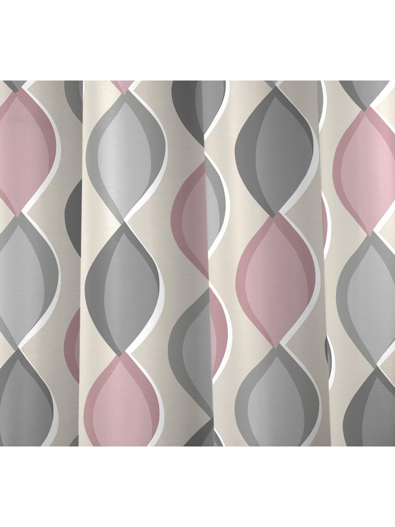 Image 2 of 2 of Fusion Lennox Lined Eyelet Curtains
