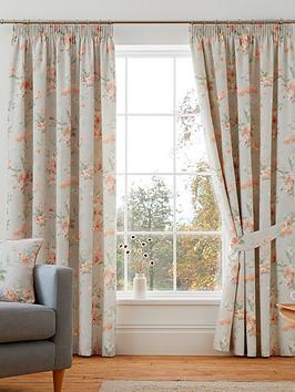 Product photograph of Fusion Jeannie Pencil Pleat Lined Curtains from very.co.uk