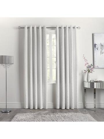 Cream Curtains Blinds Home, Grey And Cream Eyelet Curtains