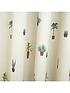  image of fusion-cactus-eyelet-linednbspcurtains