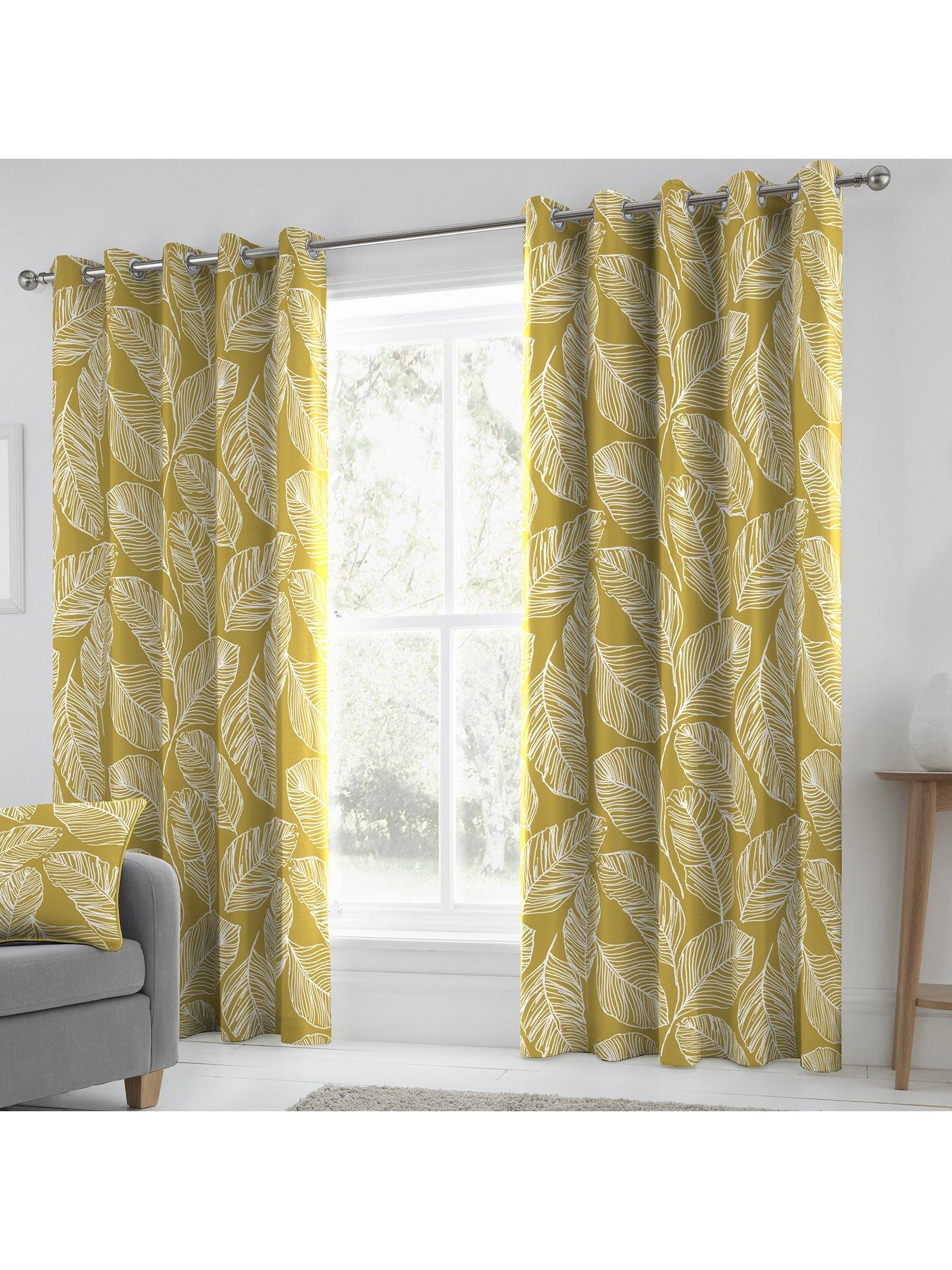 Image 1 of 4 of Fusion Matteo Eyelet Lined&nbsp;Curtains