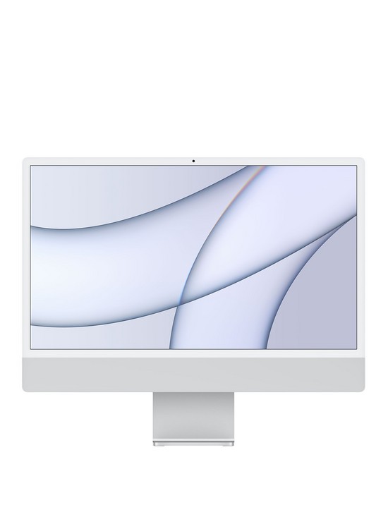front image of apple-imac-m1-2021-custom-builtnbsp24-inch-with-retina-45k-display-8-core-cpu-and-7-core-gpu-16gb-ramnbsp256gb-storage-with-optional-microsoft-365-family-15-months-silver