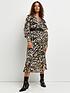 river-island-animal-print-belted-midi-dress-brownfront