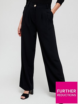 river-island-elasticated-smart-trouser-black