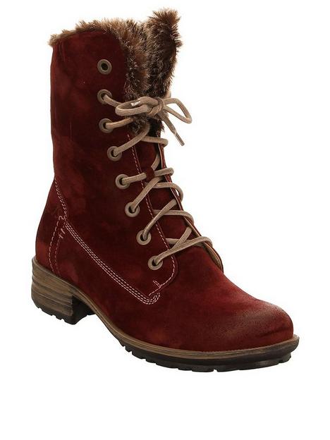 josef-seibel-sandra-lace-up-calf-boots-red