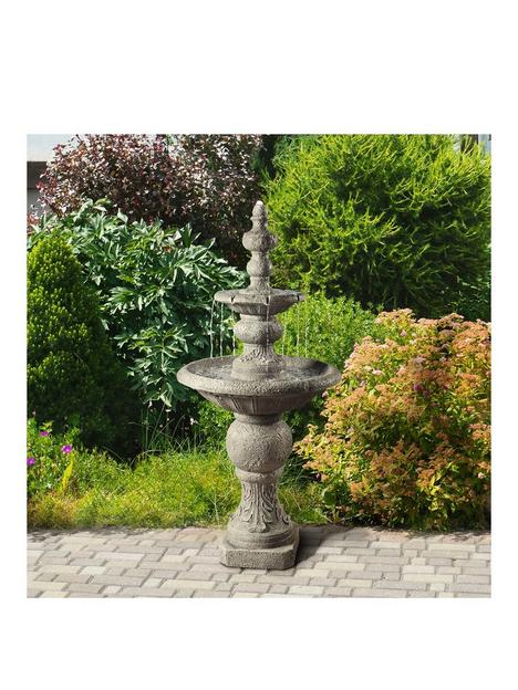 teamson-home-water-fountain-indoor-conservatory-garden-ornament-grey
