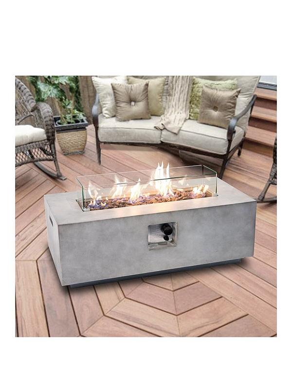 Teamson Home Peaktop Firepit Outdoor, Make A Gas Fire Pit From Scratch