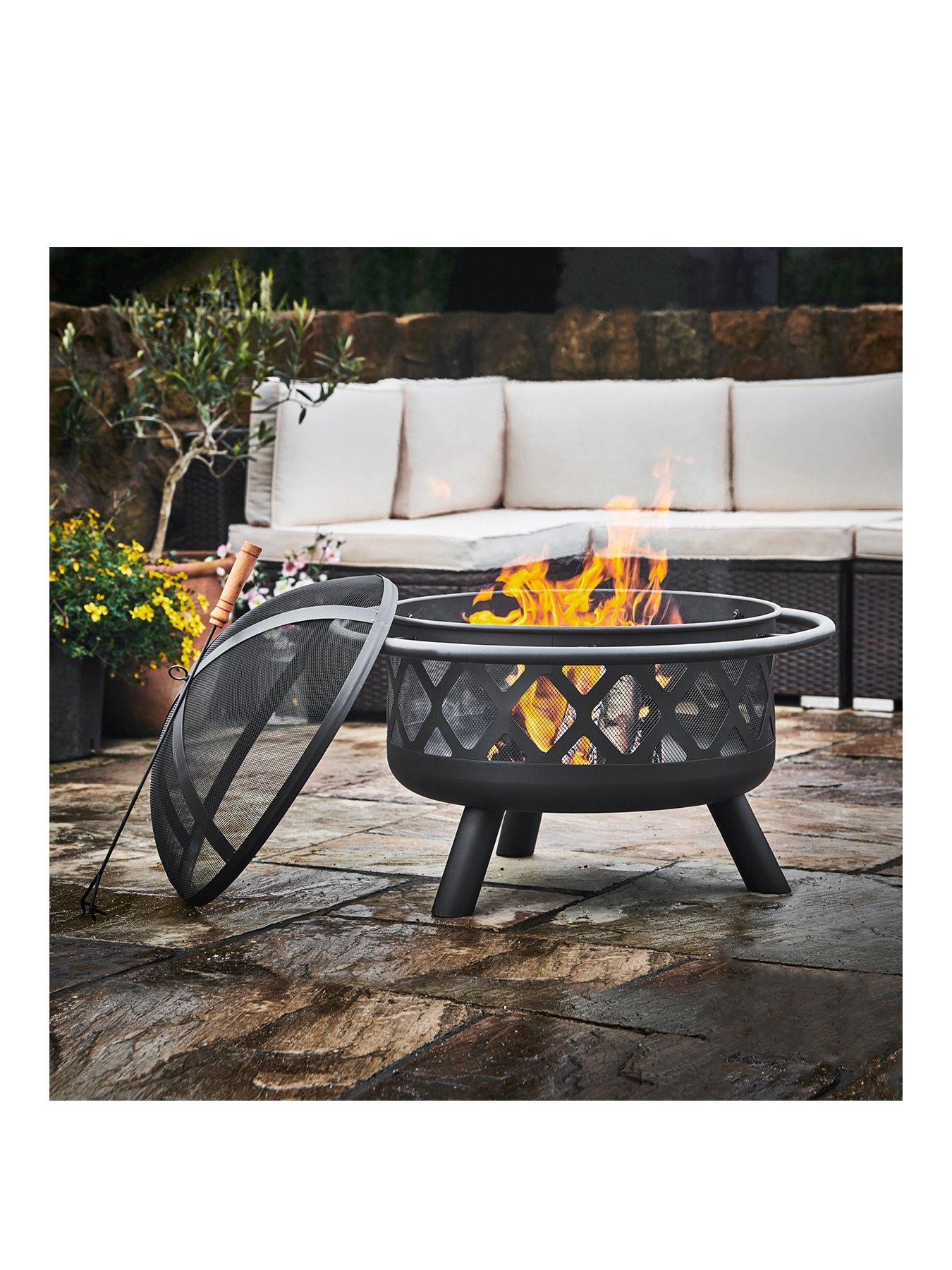 Teamson Home Firepit Wood Burning Fire Pit | very.co.uk