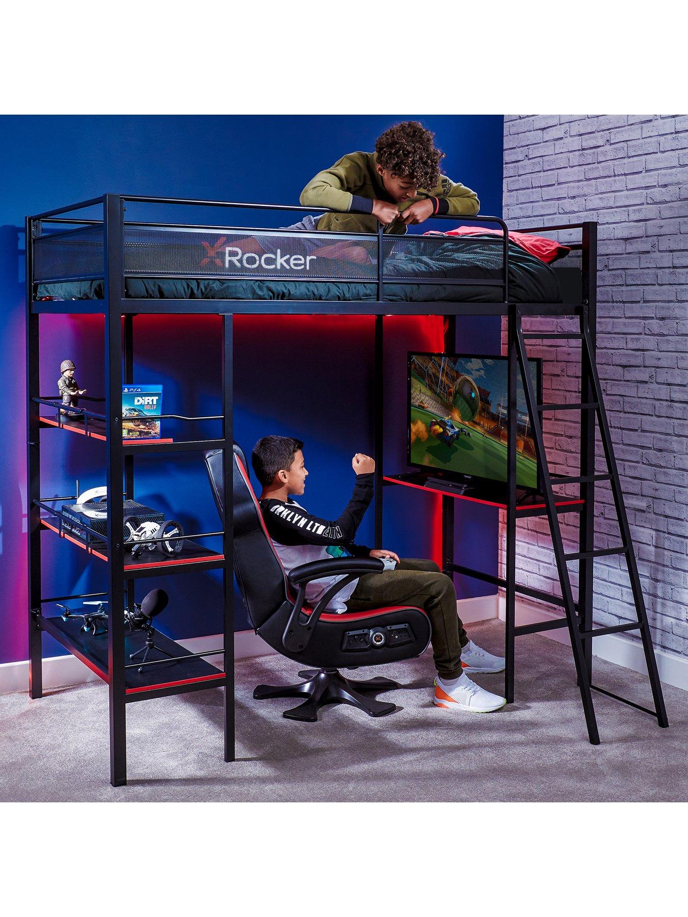 Image 2 of 6 of X Rocker Fortress - Gaming High Sleeper&nbsp;Bed
