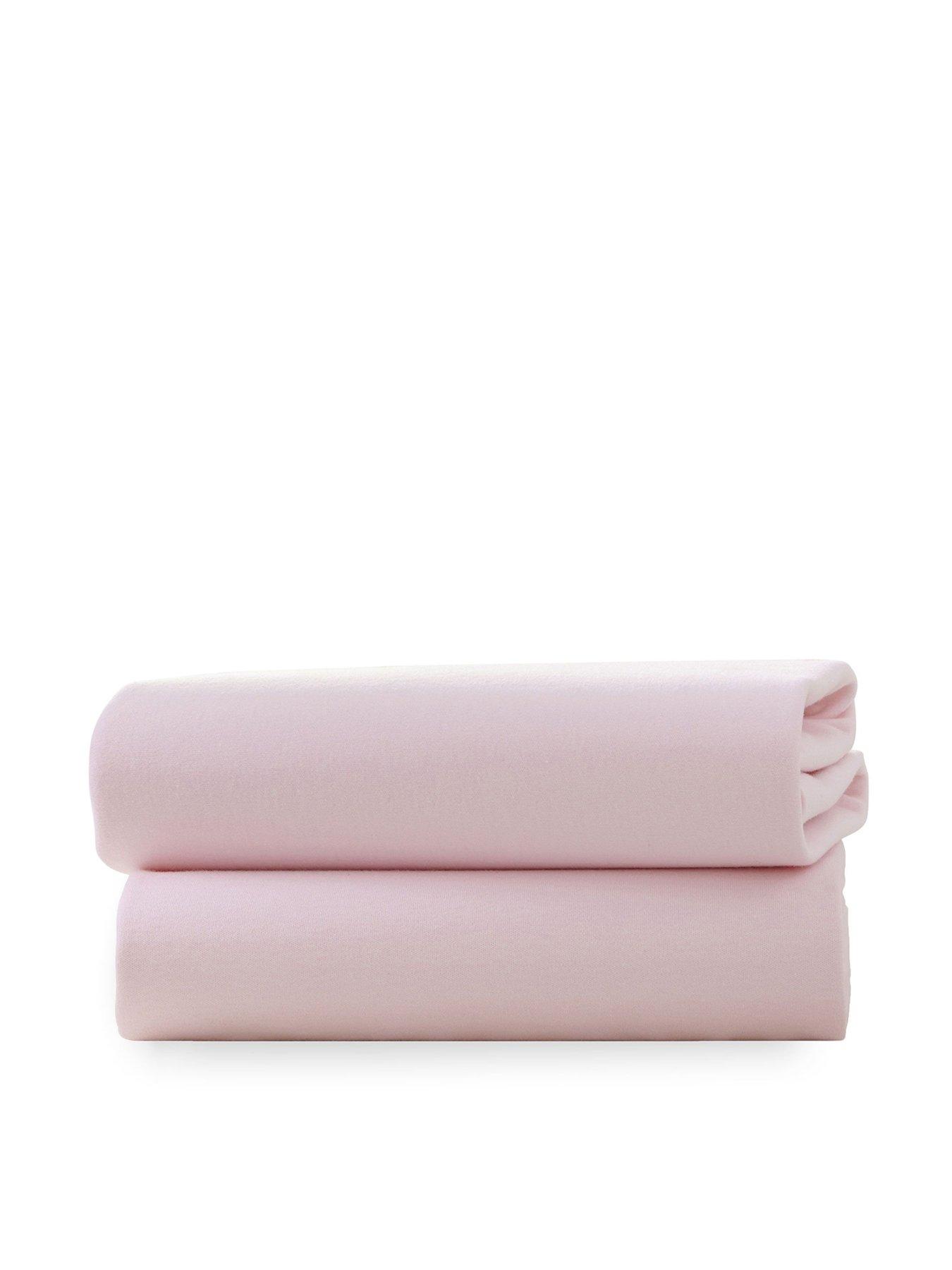 Pink cot sheets deals