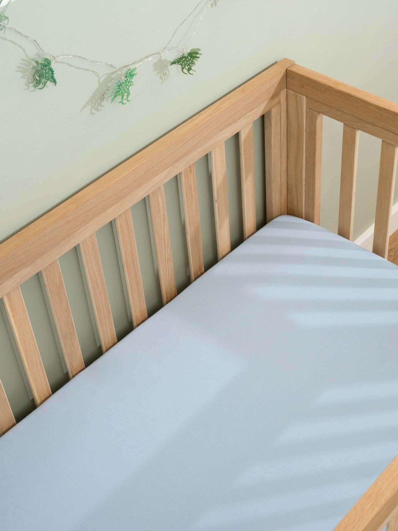 Clair De Lune 2 Pack Fitted Cotton Cot Bed Sheets (140 x 70 cm) - Blue