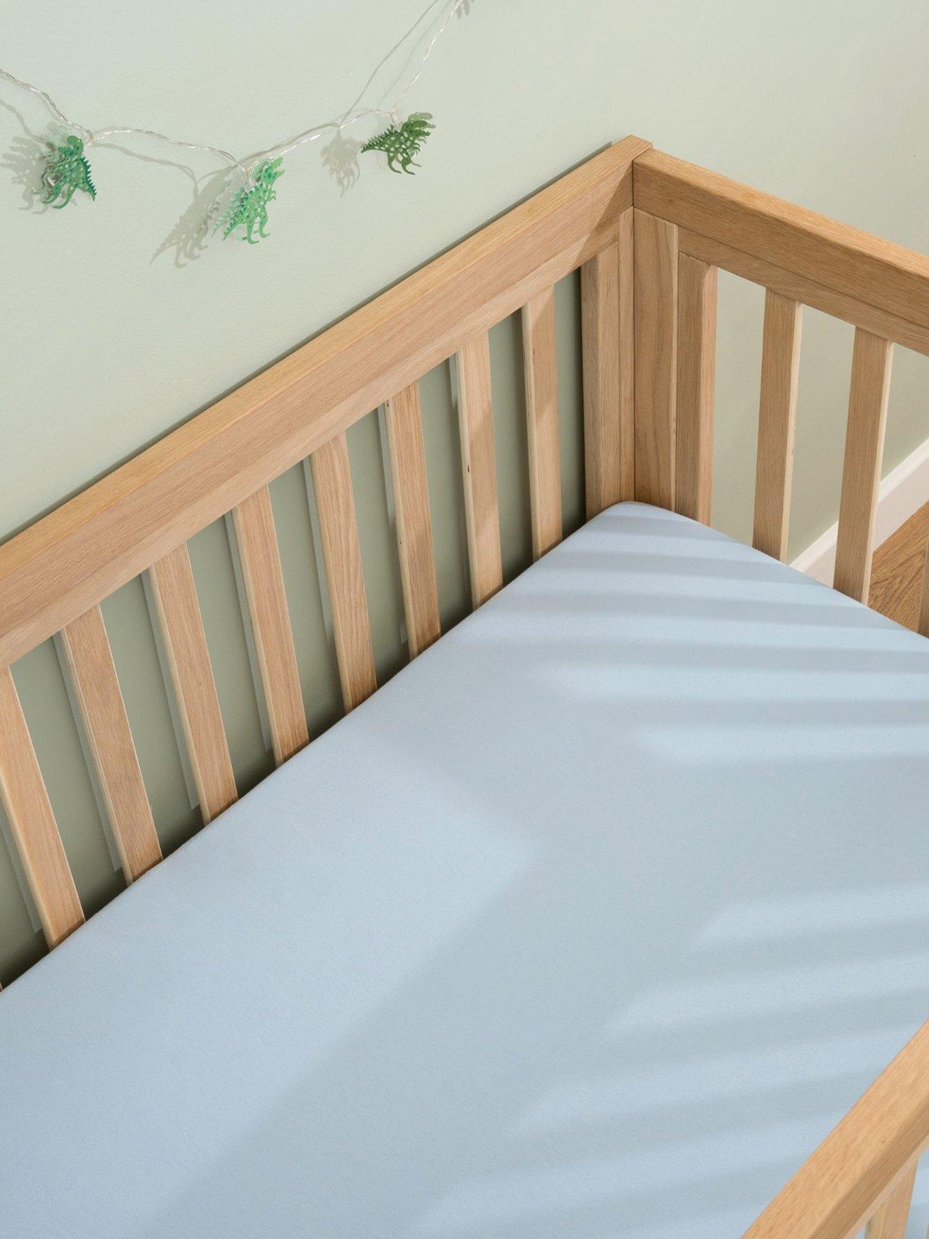 Clair De Lune 2 Pack Fitted Cotton Cot Bed Sheets (140 x 70 cm) - Blue