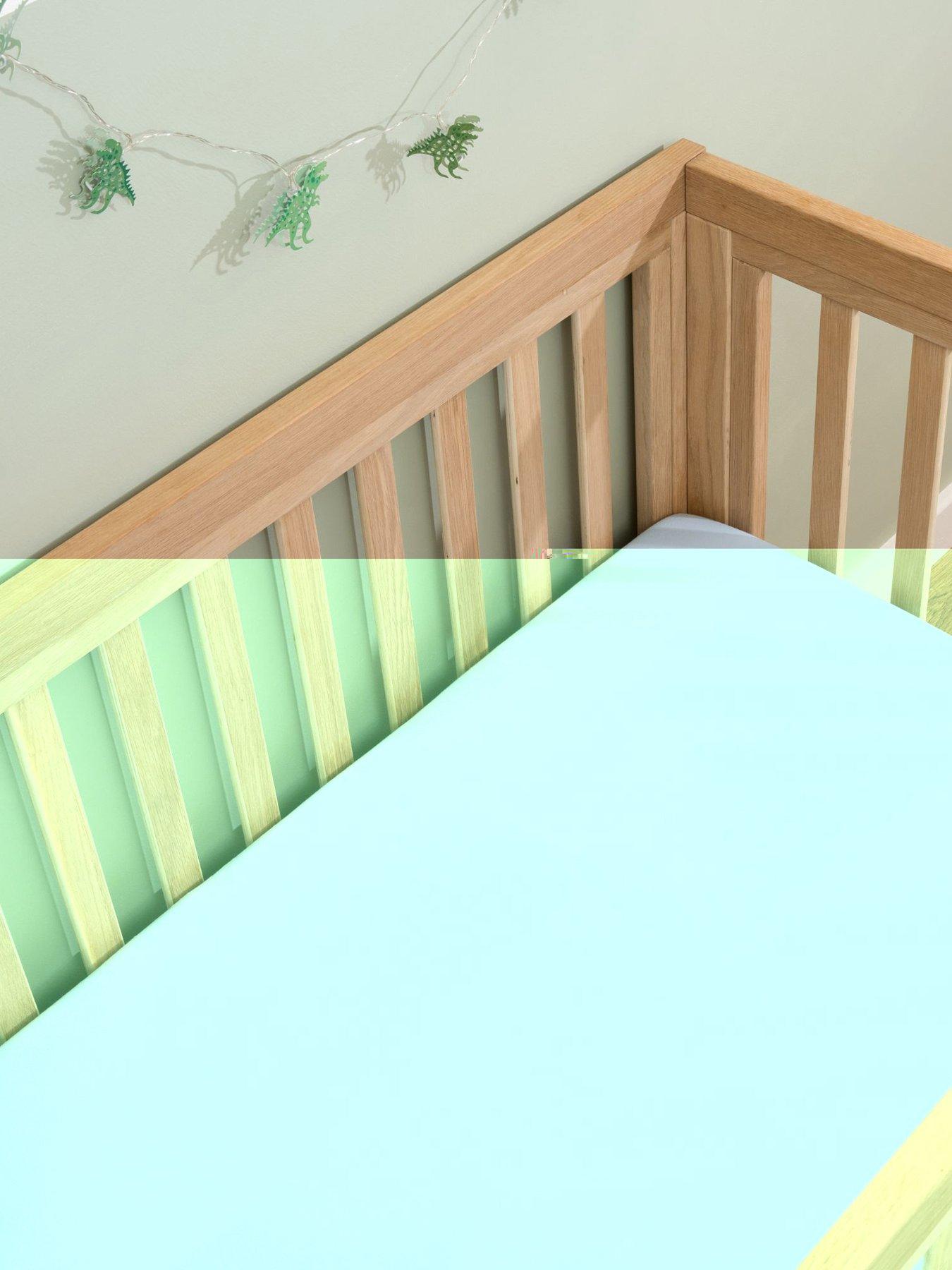 Image 1 of 2 of Clair De Lune 2 Pack Fitted Cotton Cot Bed Sheets (140 x 70 cm) - Blue