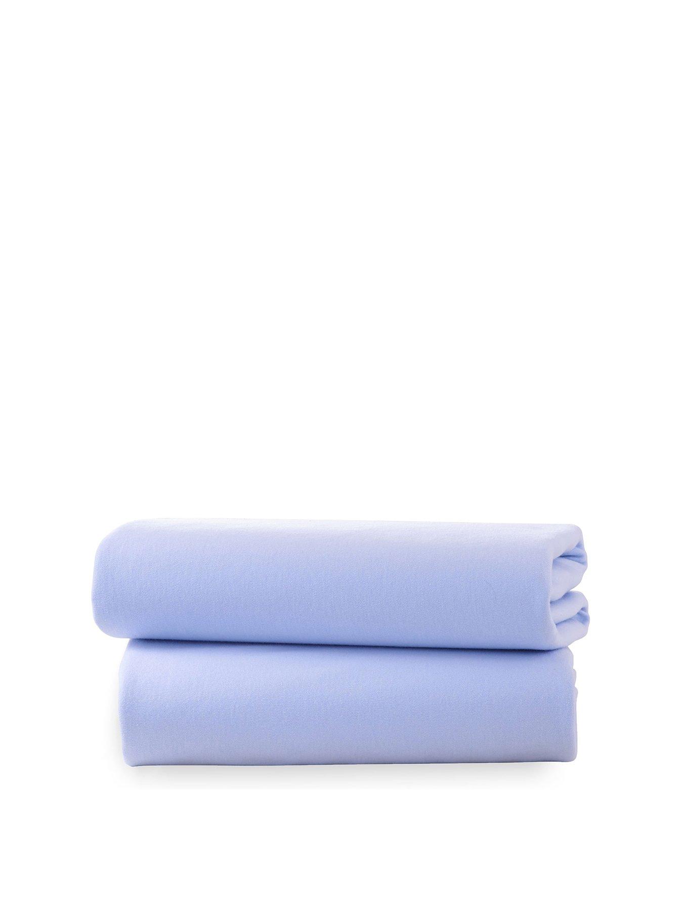 Blue best sale cot sheets