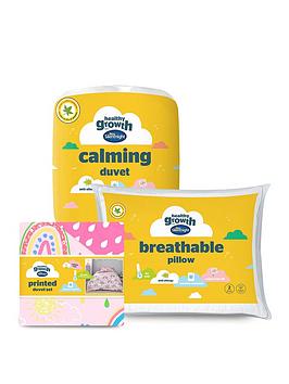 Product photograph of Silentnight Healthy Growth Bedding Bundle In Single - Multi from very.co.uk