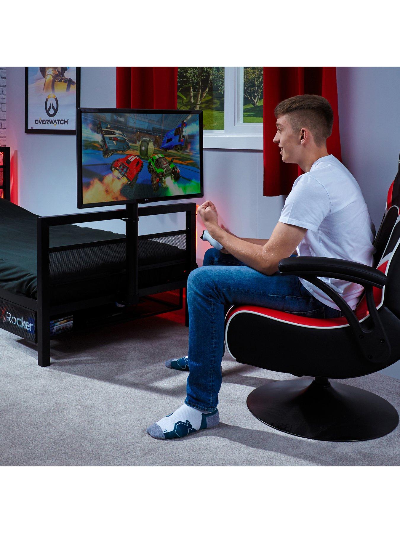 Image 3 of 8 of X Rocker Base Camp Single TV Vesa Mount Bed - Black - fits up to 32 inch TV
